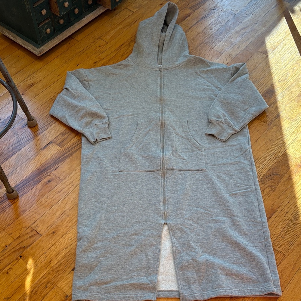 Lord and Taylor, Mid-Calf, Hooded Sweatshirt- XL